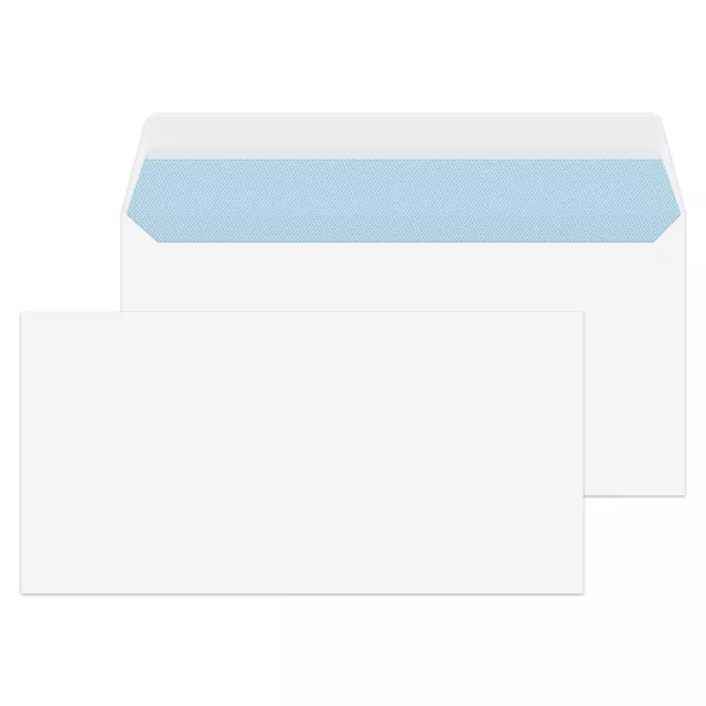 Purely Everyday DL 110 x 220 mm 100 GSM Peel and Seal Envelope - White (Pack of