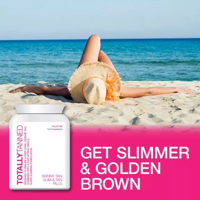 Total Gegerbte Skinny Tan Tabletten Super Stärke Braun Pille Gewichtsverlust Pille