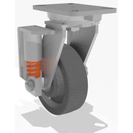 HAMILTON S-SPCH-8PT-2 Swivel Spring,Loaded Ch 8X2-1/2 Plastex