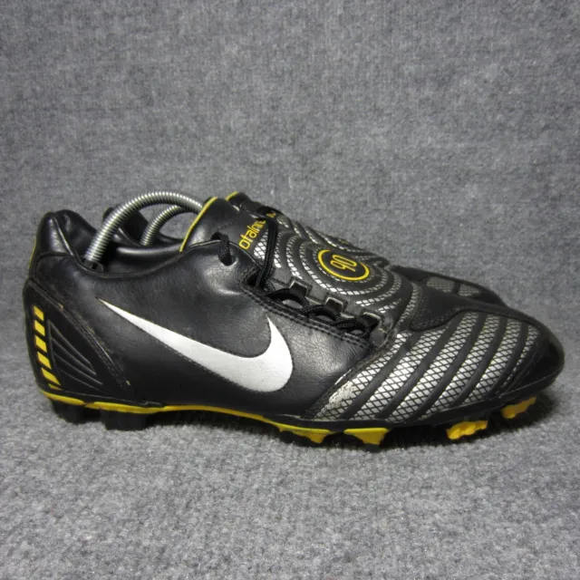 Nike Total 90 Shoot II FG Soccer Cleats Mens 11 Black Yellow Vintage RARE 2009