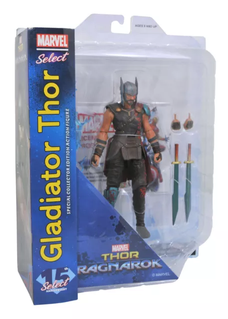 Ragnarok Thor Marvel Movies Gladiator Thor action figure Diamond Select