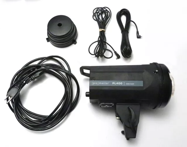 ProMaster PL400 Advanced LCD Control Studio Light with Tube Power Cord Cover