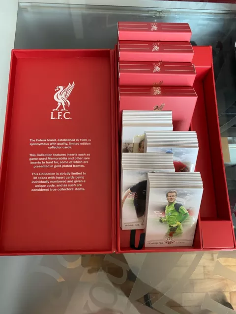 2016 Futera Unique Liverpool LFC Complete Full Base Set 1-50 With Original Box 2