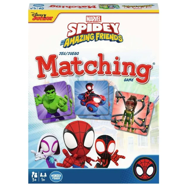 MARVEL SPIDEY AND His Amazing Friends Disney Junior Memory Matching ...