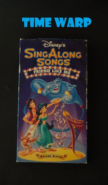 DISNEYS SING ALONG Songs - Aladdin: Friend Like Me (Vhs, 1992) * Brer ...