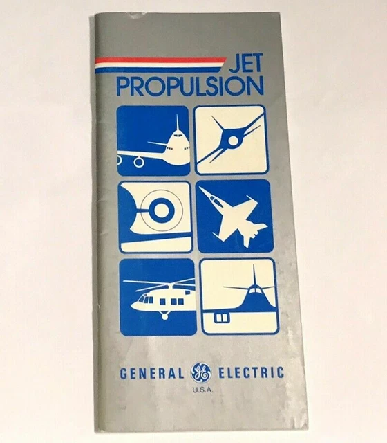 GENERAL ELECTRIC USA Jet Propulsion Airplane Aircraft Engine Turbine