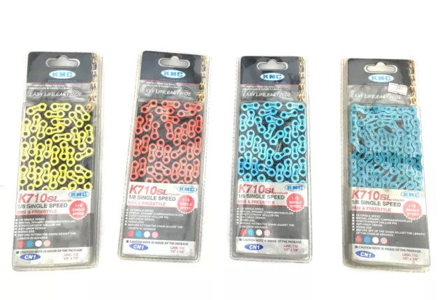 KMC K710SL 1/8 Inch 112 Links Bmx Bicycle Bike Chain