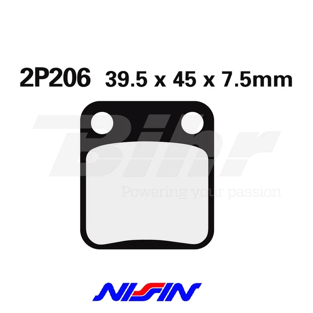 Jeu De 4 Plaquettes De Frein Avant Pour Yamaha YFM 250 B Big Bear 2X4 (2007-2011) - Neuf, Générique
