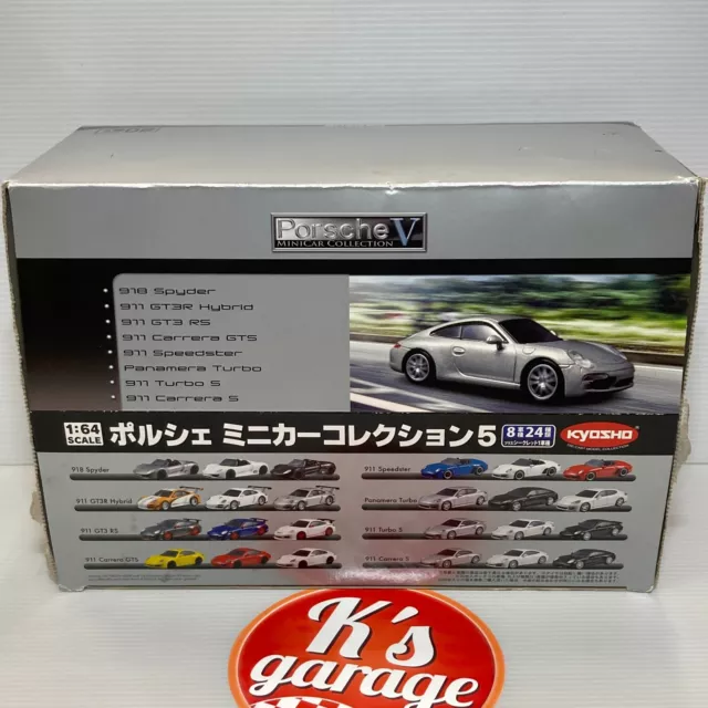 Kyosho 1/64 Porsche Minicar Collection V 5 Diecast 911 Carrera Panamera