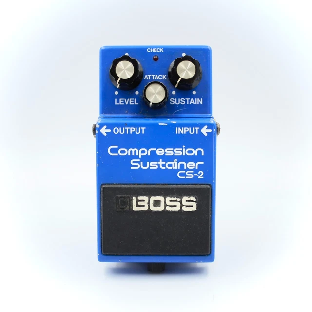 Pédale de compresseur Boss CS-2 1983 fabriquée au Japon 320500 2