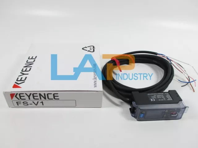 New in box KEYENCE Photoelectric Fiber Amplifier Sensor FS-V1