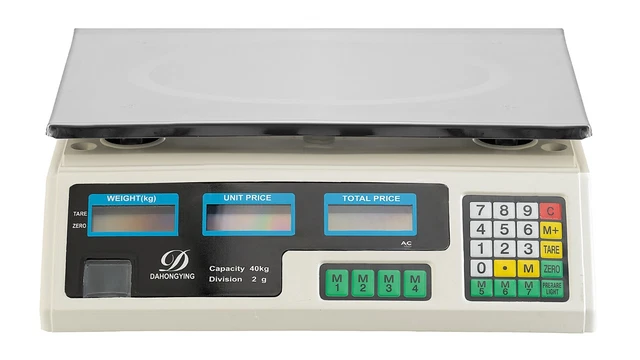 Produktbild von Plattformwaage, Lagerwaage,Elektronische Plattformwaagen, Industriewaage, Paketwaage, Tragkraft Bis 300 Kg, LCD-Anzeigen, Genauigkeit +/- 100 G, Tarierung, Klappbare, HDWR WagPRO-P300