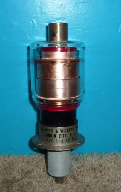 Dolinko & Wilkens Model VVC-400-42-15 Vacuum Variable Capacitor 42-400pf 15kV