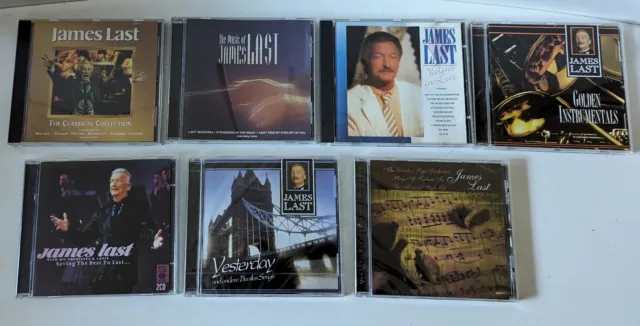 James Last 7 x CD Album Bundle Please See Photos For titles (2 New and Sealed)
