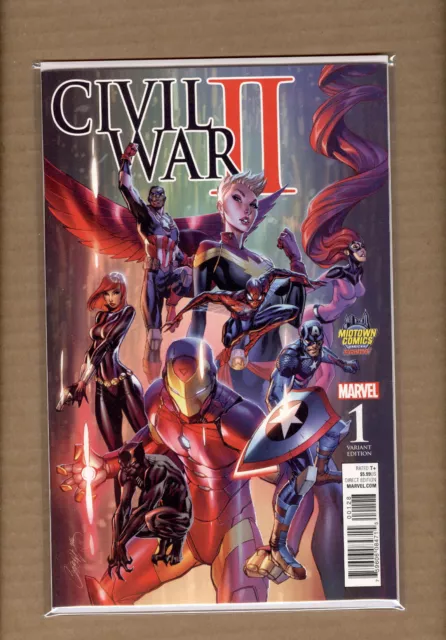 Civil War II #1 J Scott Campbell Midtown Exclusive Color Variant   NM