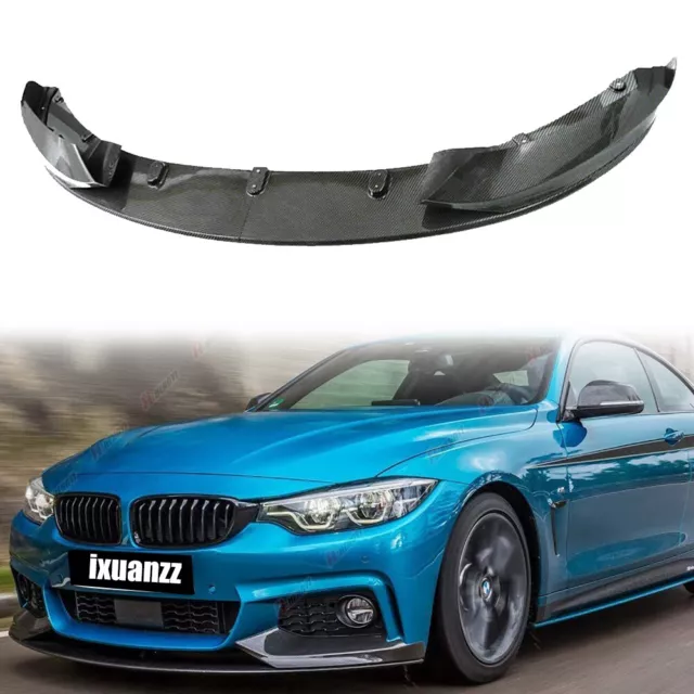 Carbon Optik Frontspoiler Spoilerlippe ABS für BMW F32 F33 F36 M-Paket 2014-2020