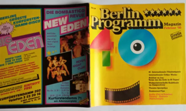 19/0253 BERLIN PROGRAMM Magazin Februar 1990 - 40. Internationale Filmfestspiele