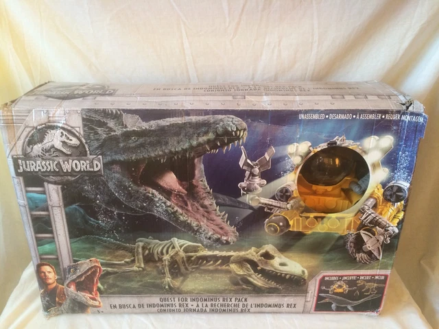 JURASSIC PARK WORLD Quest For Indominus Rex Mosasaurus Action