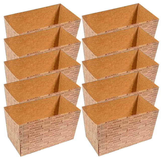 50 hojas tostadas desechables papel para hornear plantillas para pan, pequeñas