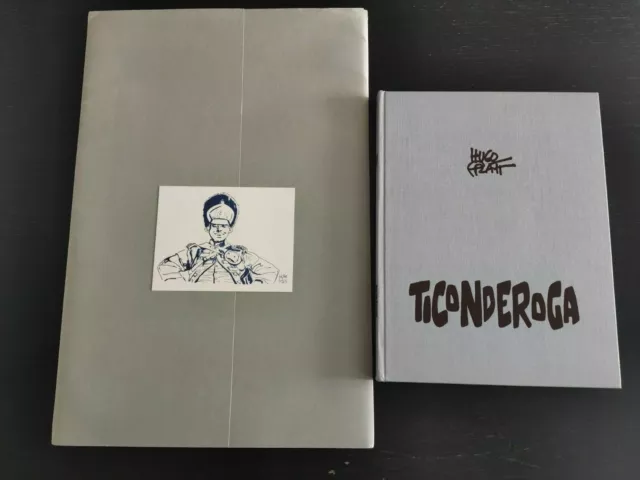 Hugo Pratt ★ TICONDEROGA Portfolio & Album TL/N° à 10 exemplaires N° VI/X  EO 87