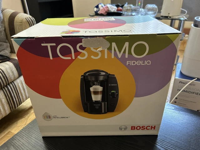 BOSCH TASSIMO TAS4000GB Fidelia Coffee Machine Hot Drinks 2L 1300W Black 69.00 PicClick UK