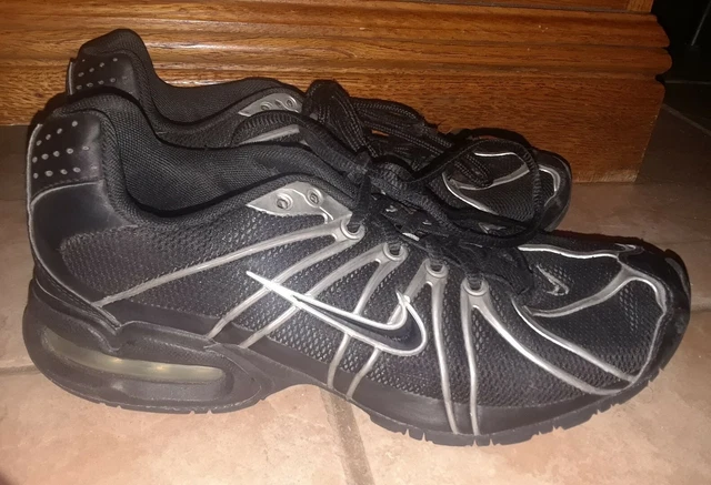 NIKE Air Max Mens Black Silver Sneakers Shoes - Sz 7.5