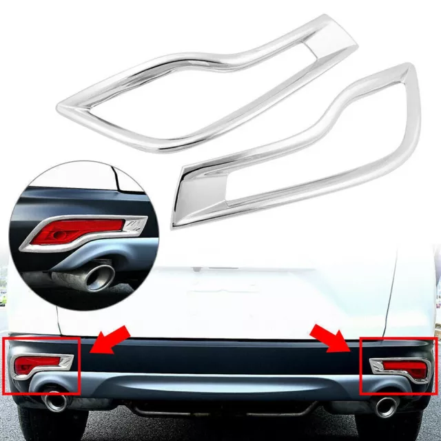 CR-V Trim Rear Bumper Reflector Cover Trim Chrome For Honda CRV 2017 - 2019