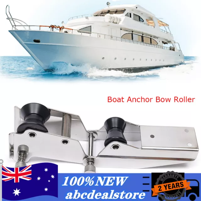 Boat Anchor Roller Hinged Stainless Steel Marine Boat Bow Anchor Sprit Roller AU