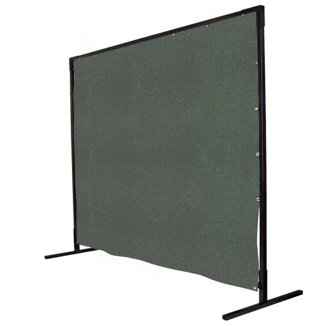 Black Stallion 6X6CSQF1 6x6 ft Canvas Duck Welding Screen with Quickframe