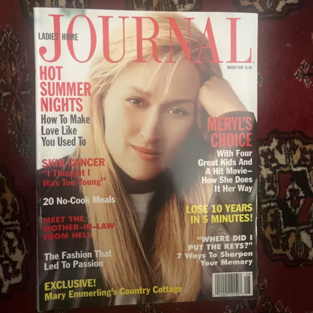 Ladies' Home Journal Meryl Streep Mary Emmerling August 1995