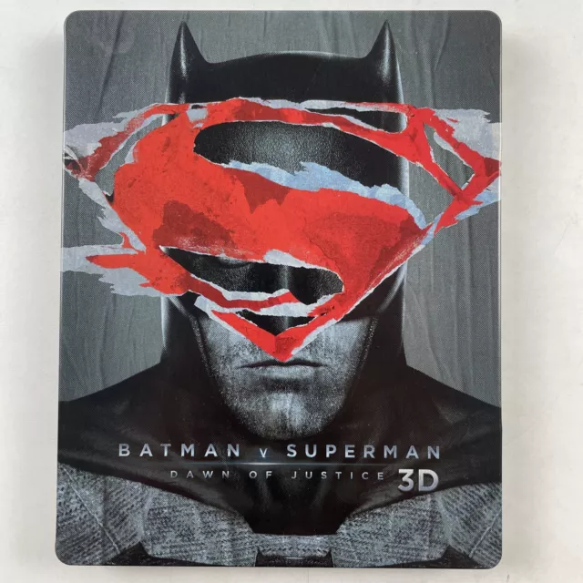 Batman v Superman: Dawn of Justice Steelbook 3D & Blu-Ray Ultimate Edition VGC