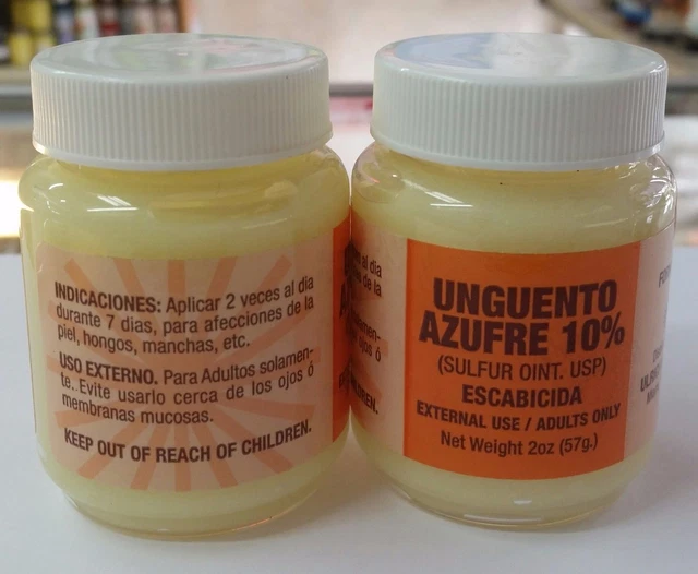 POMMADE AU SOUFRE / POMMADE AU SOUFRE USP 10 2 pièces pommade