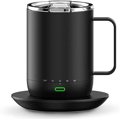 vsitoo S3 Pro Temperature Control Smart Mug with Lid Coffee Mug Warmer with M...