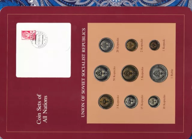 Coin Sets of All Nations USSR Russia All 1976 20 Kopeck UNC w/card Cat -$600+