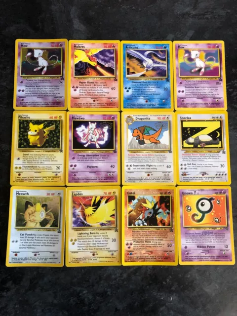 Black Star Promo Holo/Non holo Pokemon cards-various cards available