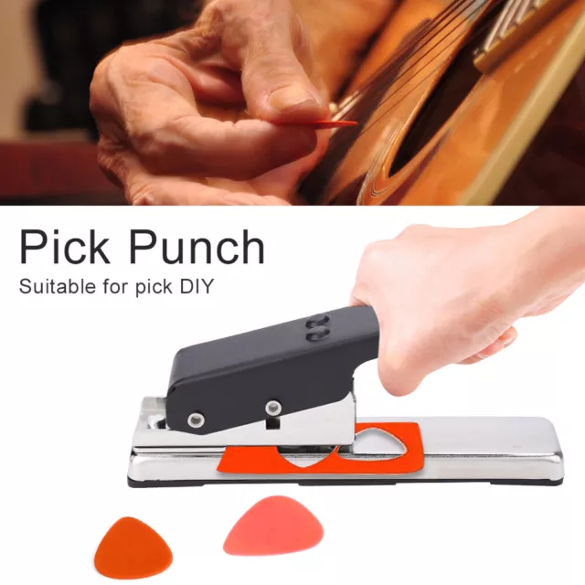 Guitar Pick Punch Maker Plectrum Card Cutter Tool Cut Machine Für DIY 3