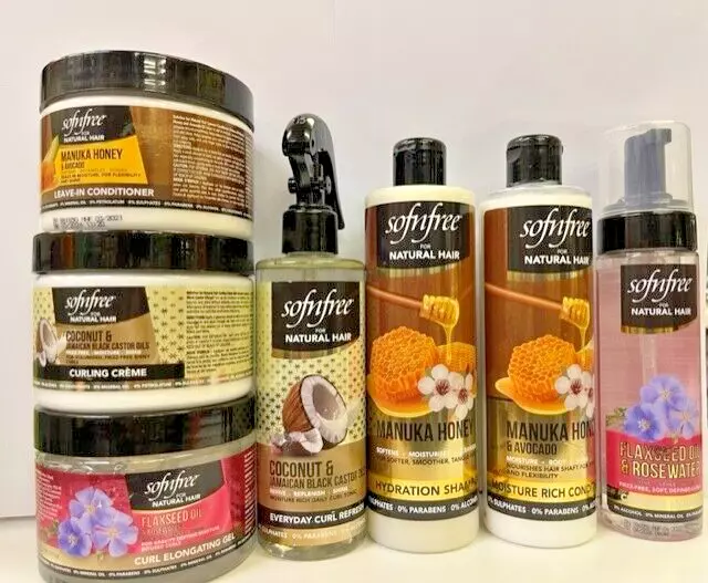 Sofnfree Manuka Honey & Avocado Hair Care Products For Natural Hair-Fast Uk Post