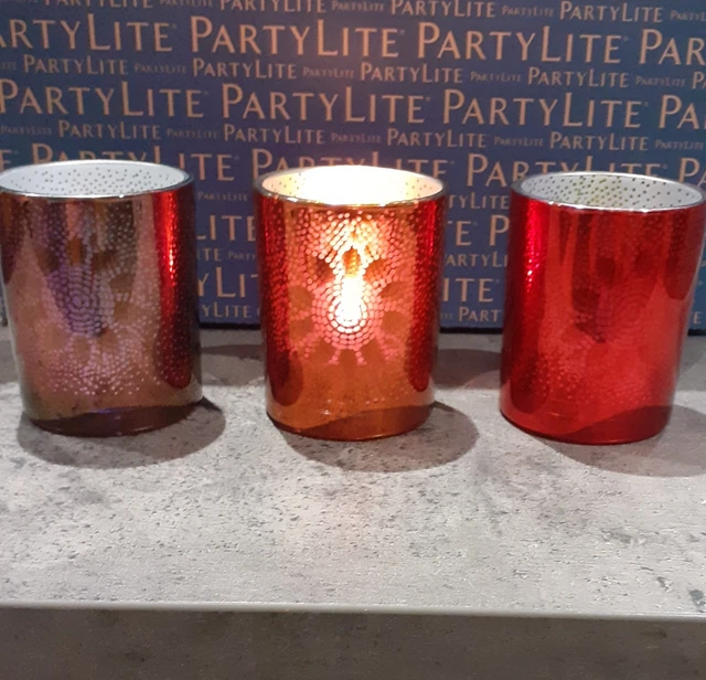 PARTYLITE PORTE BOUGIE lampion et réchaud trio bambou neuf EUR 8,00 - FR