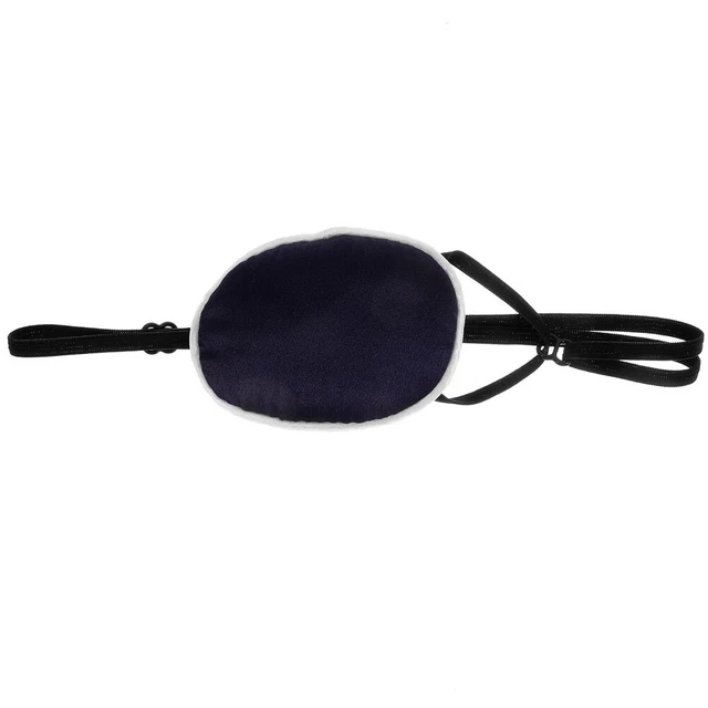 Satin Augenklappe Für Amblyopie & Strabismus – Schwarz, Verstellbar, Für Kinder & Erwachsene