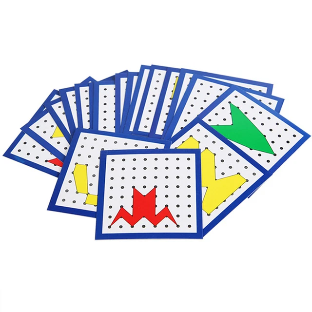 GLCforever 42-teiliges Holz-Baukset - Lernspielzeug Mit 15 Verschiedenen Formen