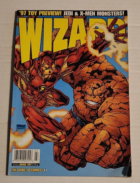 Wizard Comics Magazine Vol 1 No 67 Mar 1997 Jedi X-Men Monsters A17