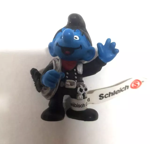 🟢PUFFI SMURF PUFF0  spazzacamino   SCHLEICH VINTAGE OTTIME CONDIZIONI