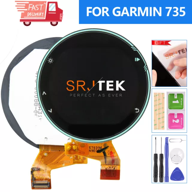 For Garmin Forerunner 735 LCD Touch Screen Replacement 735XT GPS Watch Digitizer