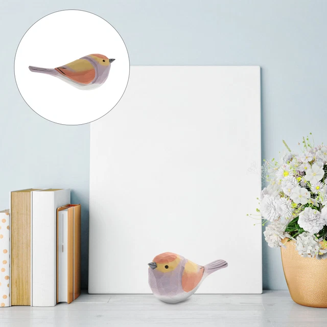 Statuette Uccelli In Resina FineInno - 4 Pezzi Colorati, Decorazioni Per Giardino E Interni - Foto 6