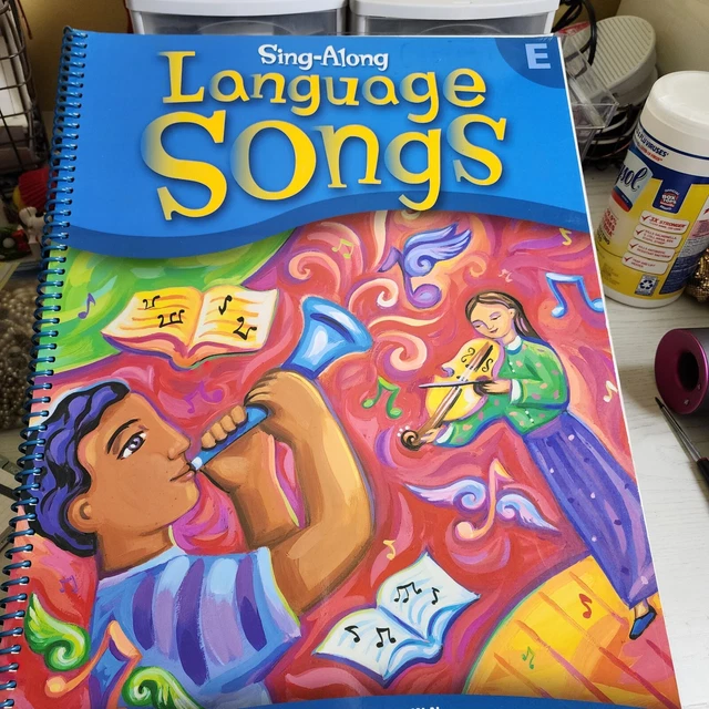 Teacher Big Book Oversized Song Book Sing-Along Language Songs Hampton Brown