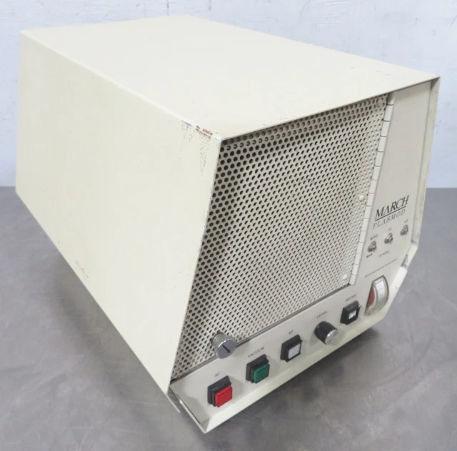 C187258 March PLASMOD Plasma Etcher/Cleaner/Barrel Asher w/(2) Eimac 8165/4-65A