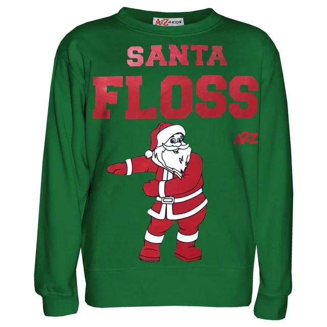 Bambino Natale Verde Maglione Ya Filthy Animale Felpa per Bambine Ragazzi 2-13