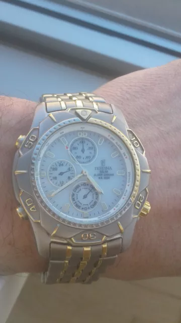 FESTINA TITANIUM ALARM CHRONO Solar 6530 Vintage Collection Watch