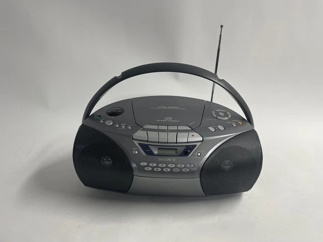 Sony CFD-S550 CD AM/FM Radio Cassette Recorder Player Boombox