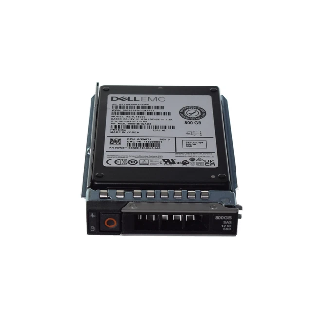 DELL SAMSUNG PM1645A 2.5" 800GB 12GBPS MU SAS SSD Drive GW8T1 MZ